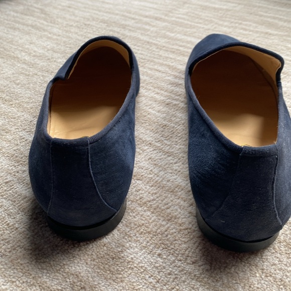 Beautiful flats blue suede.  Made in Italy. - Picture 3 of 5